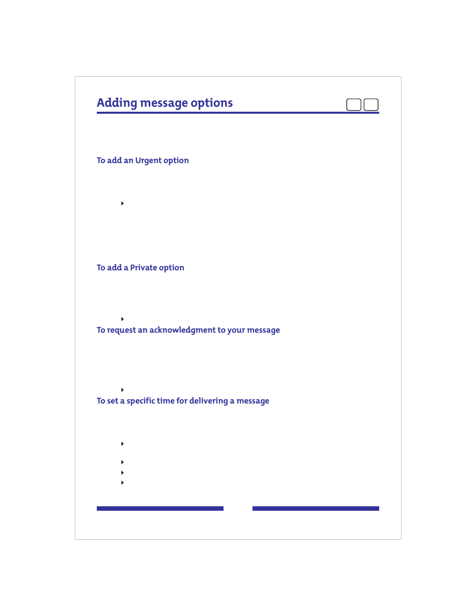 Adding message options | Nortel Networks jAZZ X-6000 User Manual | Page 18 / 28