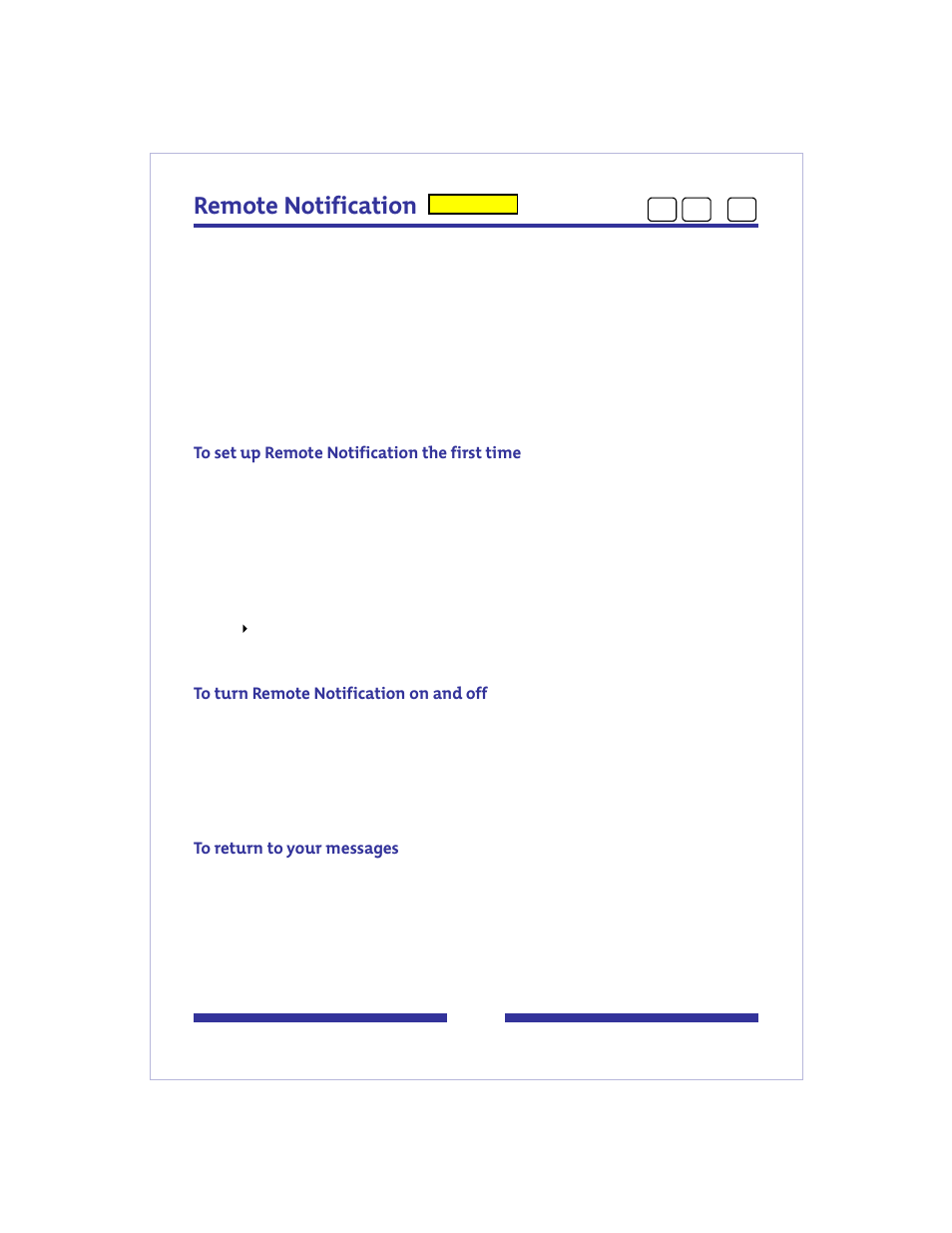 Remote notification | Nortel Networks jAZZ X-6000 User Manual | Page 22 / 28