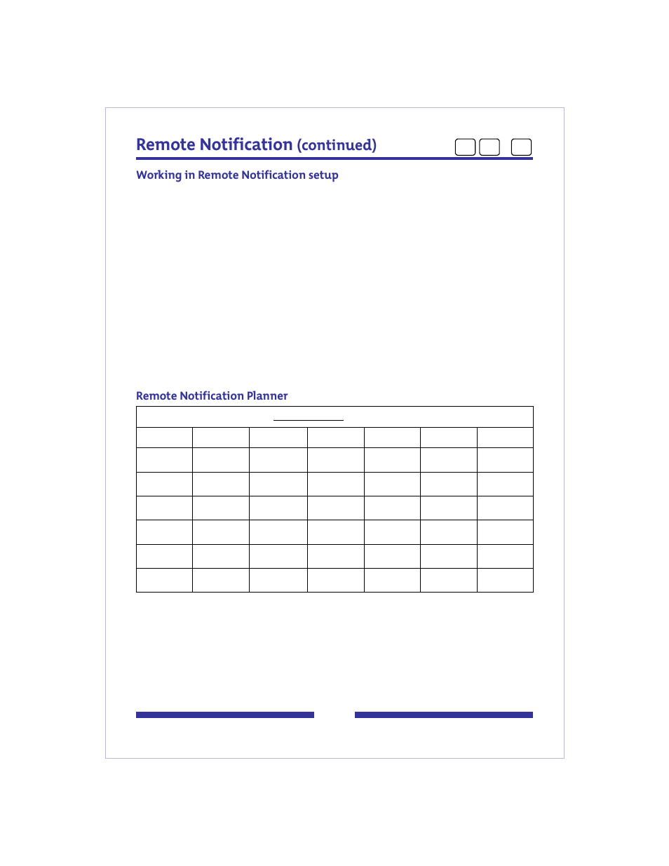 Remote notification, Continued) | Nortel Networks jAZZ X-6000 User Manual | Page 23 / 28
