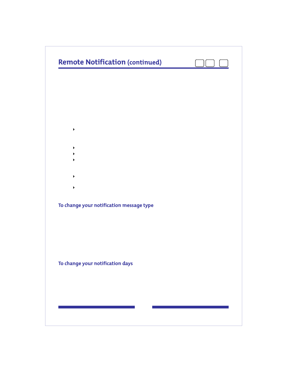 Remote notification, Continued) | Nortel Networks jAZZ X-6000 User Manual | Page 24 / 28