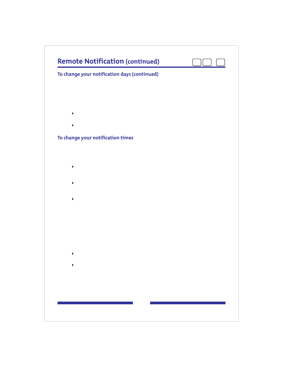 Remote notification, Continued) | Nortel Networks jAZZ X-6000 User Manual | Page 25 / 28