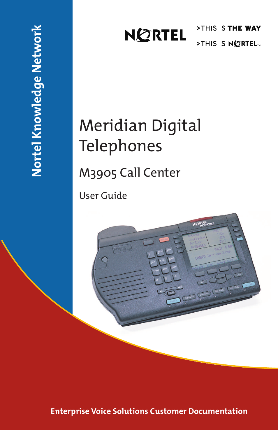 Nortel Networks Meridian M3905 User Manual | 110 pages