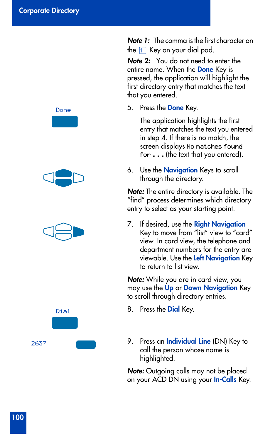Nortel Networks Meridian M3905 User Manual | Page 100 / 110
