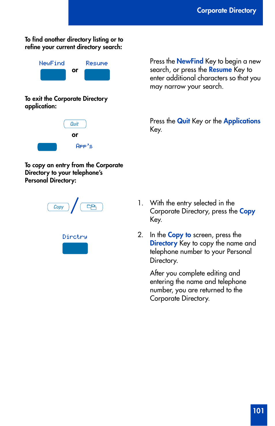 Nortel Networks Meridian M3905 User Manual | Page 101 / 110