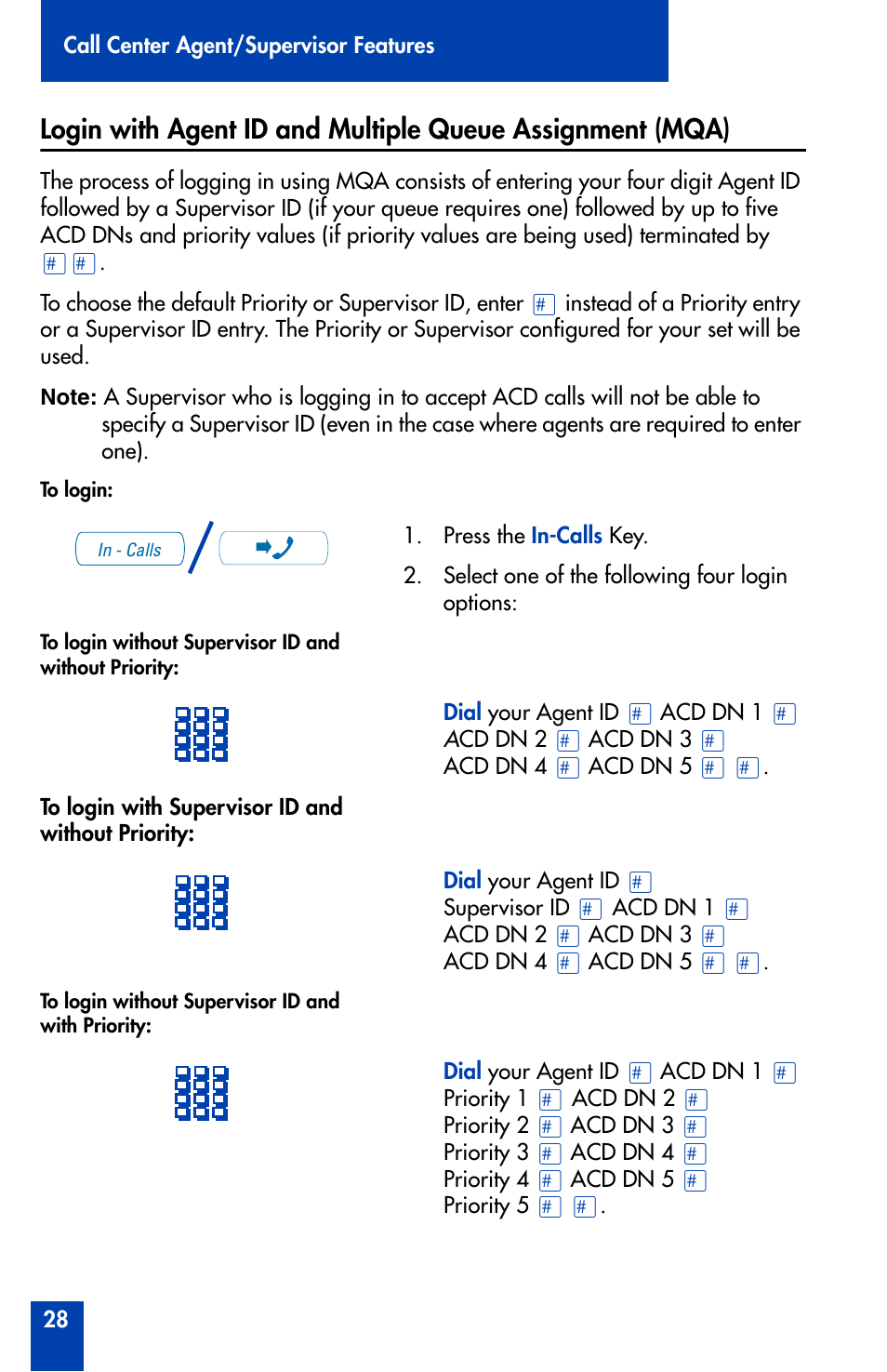Nortel Networks Meridian M3905 User Manual | Page 28 / 110