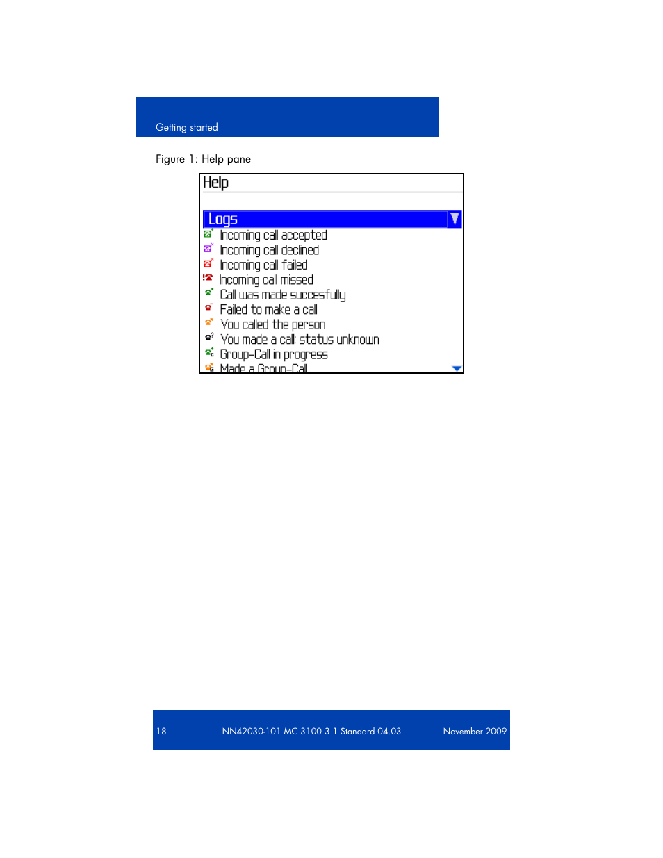 Help log5 | Nortel Networks NN42030-101 User Manual | Page 18 / 108