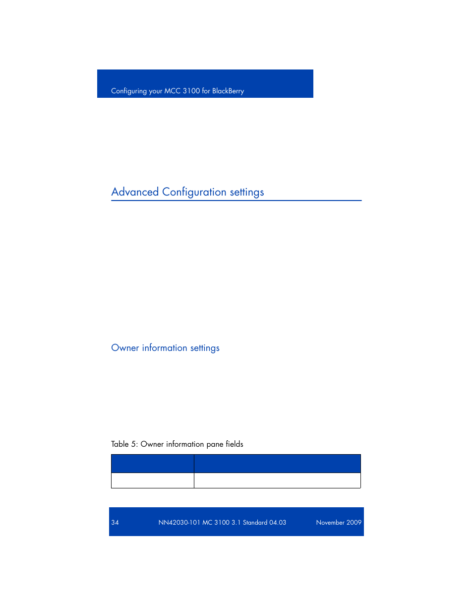 Advanced configuration settings | Nortel Networks NN42030-101 User Manual | Page 34 / 108