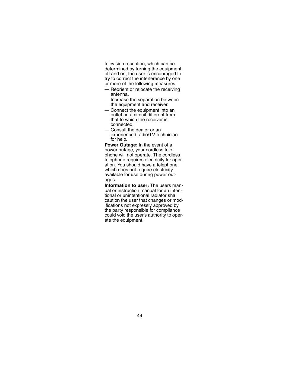Nortel Networks 744X User Manual | Page 44 / 52