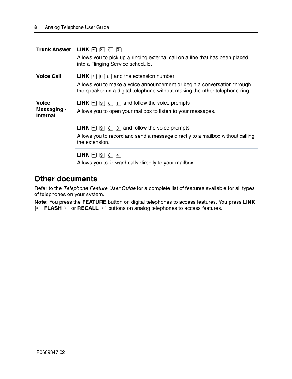 Other documents | Nortel Networks P0609347 02 User Manual | Page 8 / 8