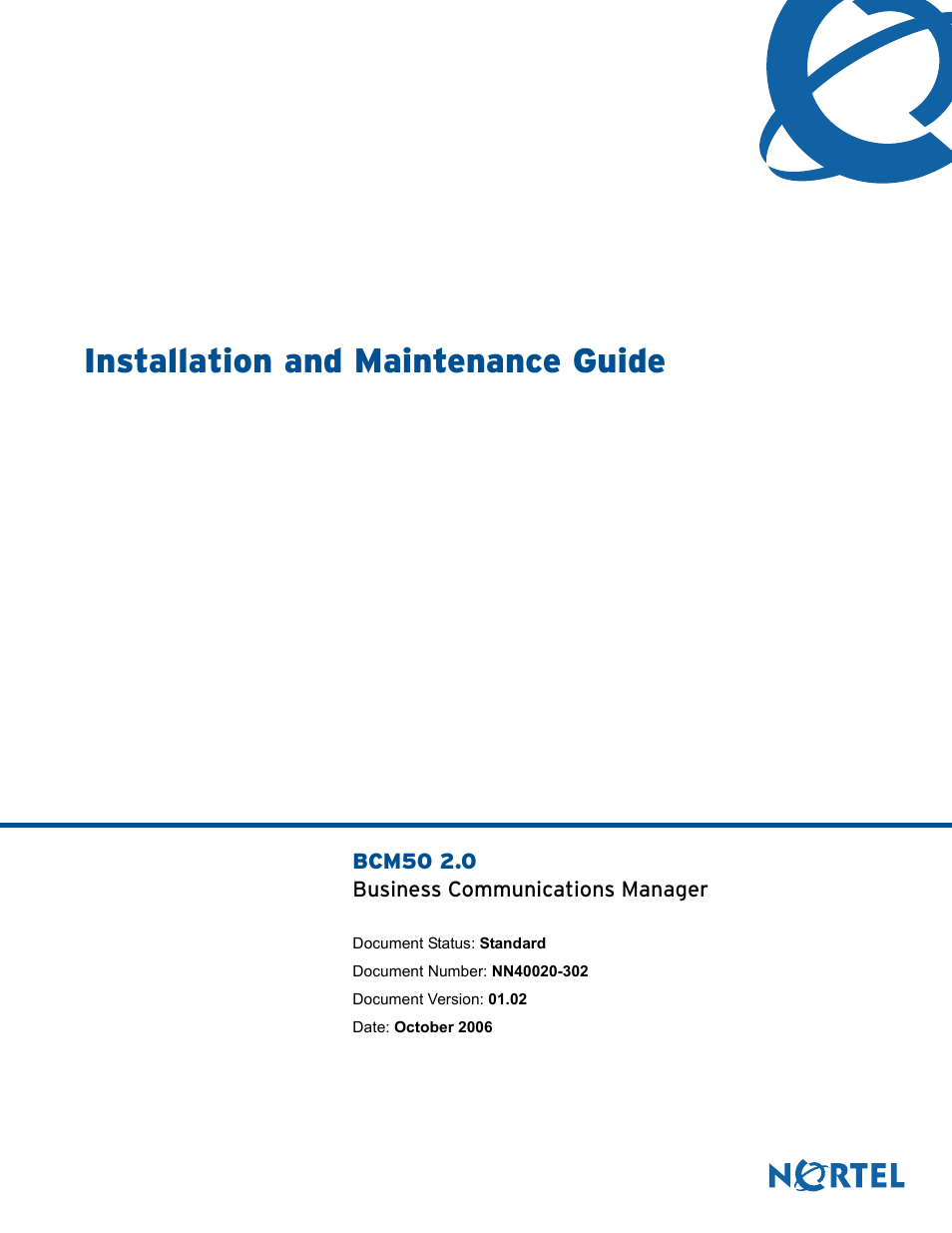 Nortel Networks BCM50 User Manual | 280 pages