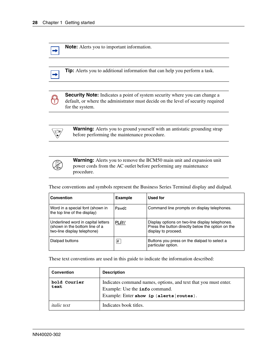 Nortel Networks BCM50 User Manual | Page 28 / 280