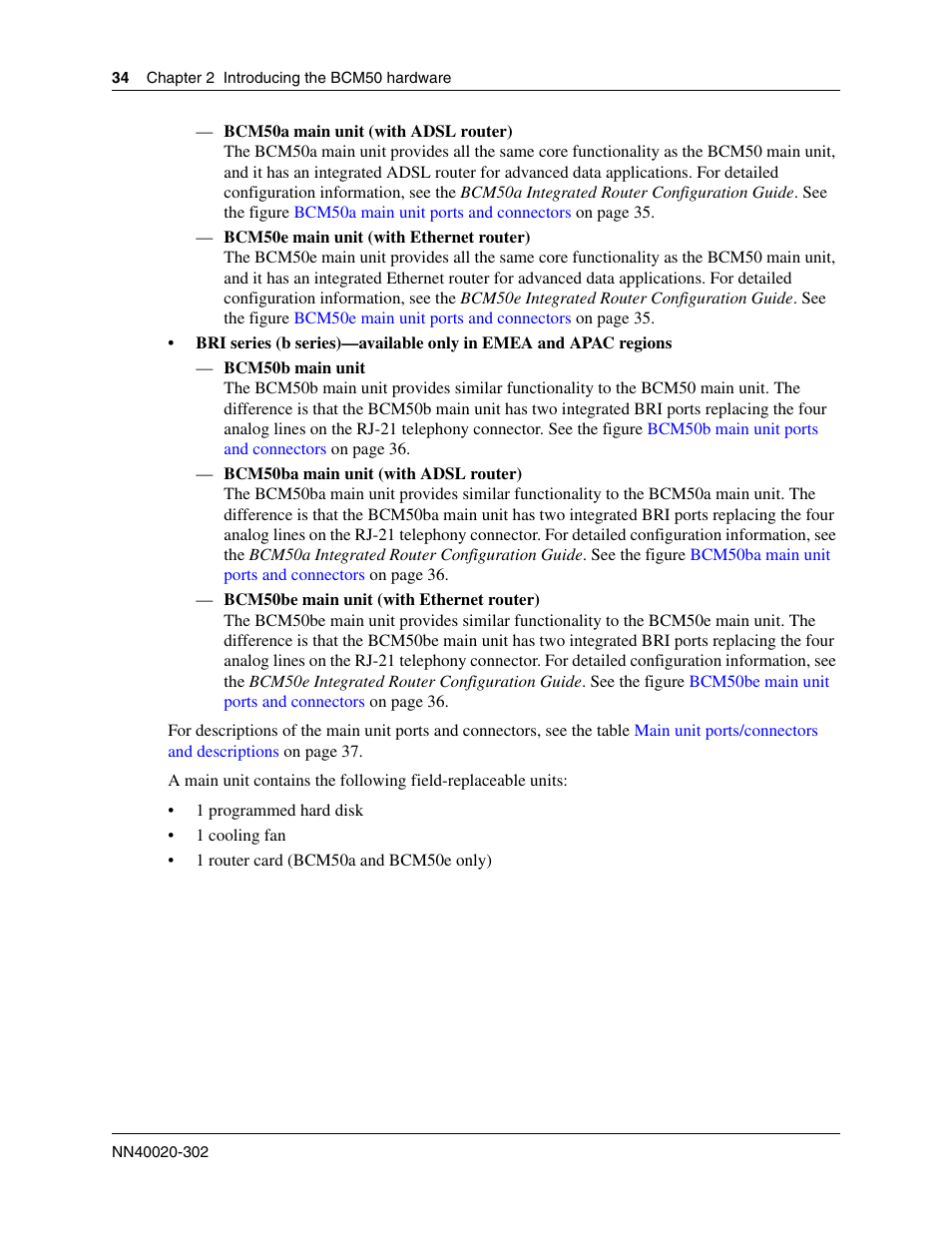 Nortel Networks BCM50 User Manual | Page 34 / 280