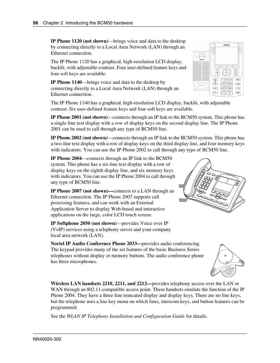 Nortel Networks BCM50 User Manual | Page 58 / 280