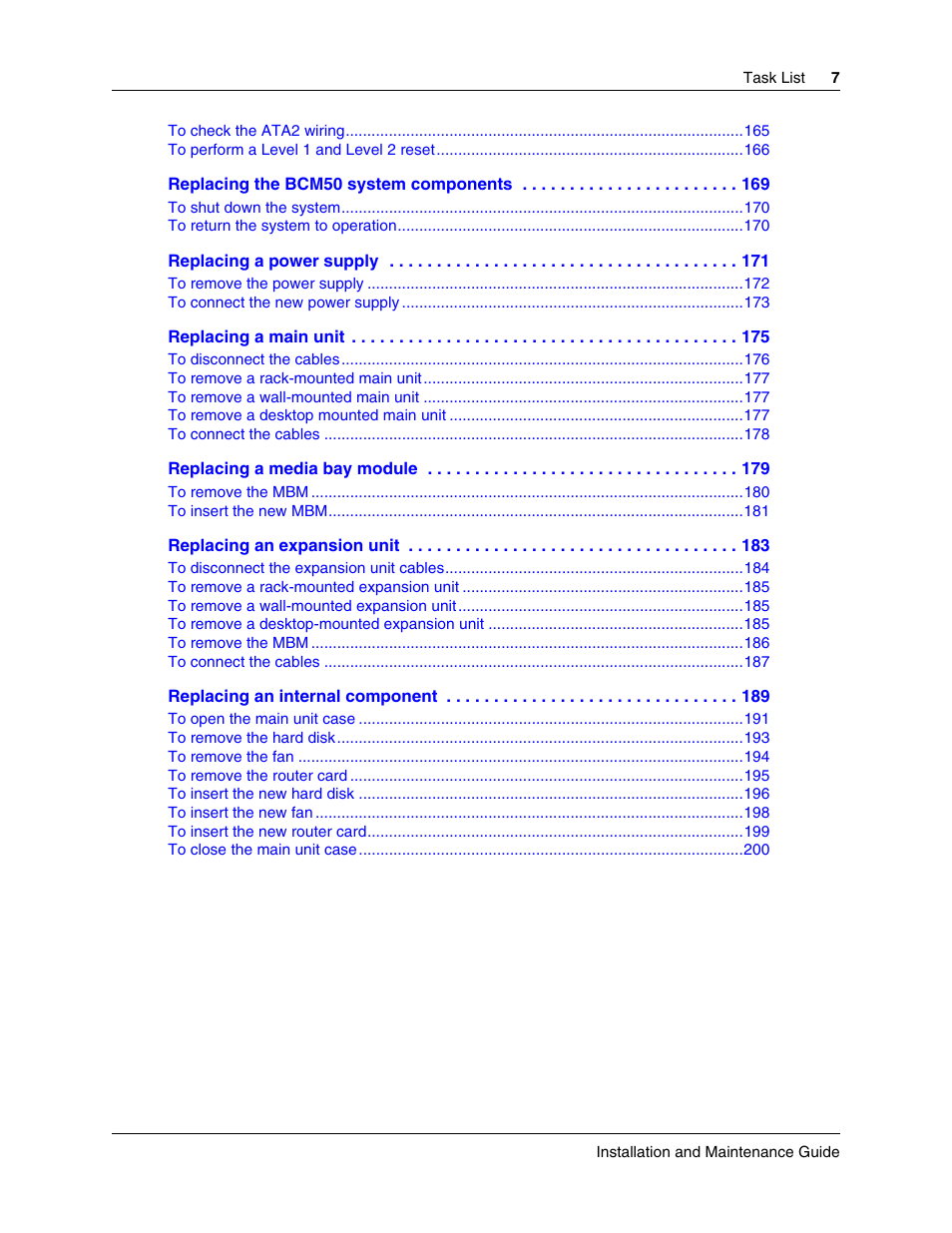 Nortel Networks BCM50 User Manual | Page 7 / 280
