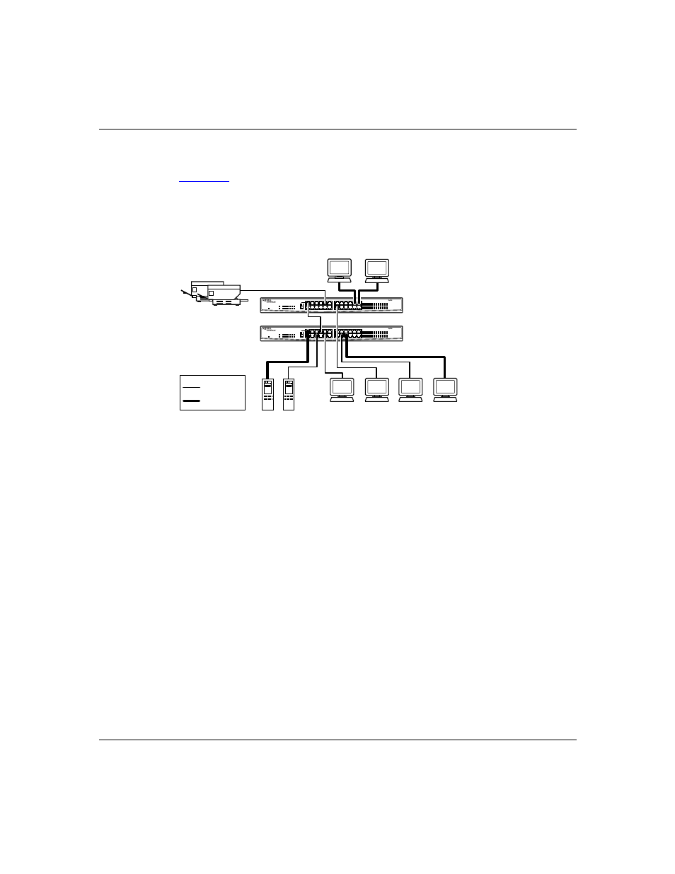 Expanded mixed network, Expanded mixed network -3, Figure 2-2 | Example of an expanded mixed network -3 | Nortel Networks 60-12T User Manual | Page 25 / 40