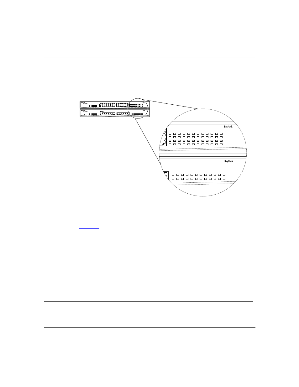 Verifying port status, Verifying port status -6, Figure 3-2 | Port status leds -6, Table 3-3, Port status led descriptions -6 | Nortel Networks 60-12T User Manual | Page 32 / 40