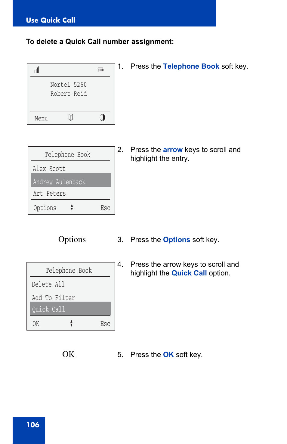 Nortel Networks 4060 User Manual | Page 106 / 174