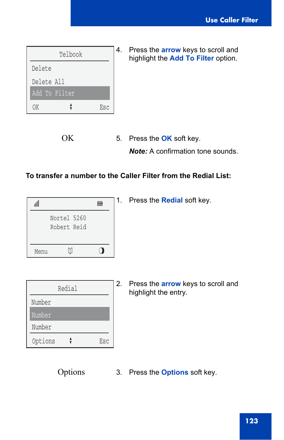 Nortel Networks 4060 User Manual | Page 123 / 174