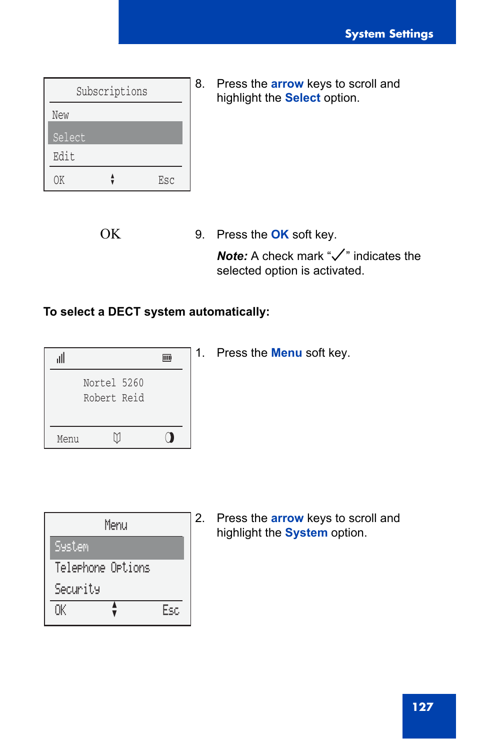 Nortel Networks 4060 User Manual | Page 127 / 174