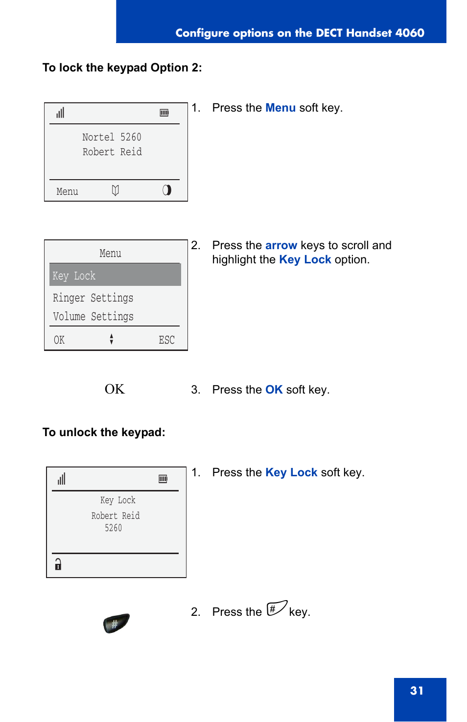 Nortel Networks 4060 User Manual | Page 31 / 174