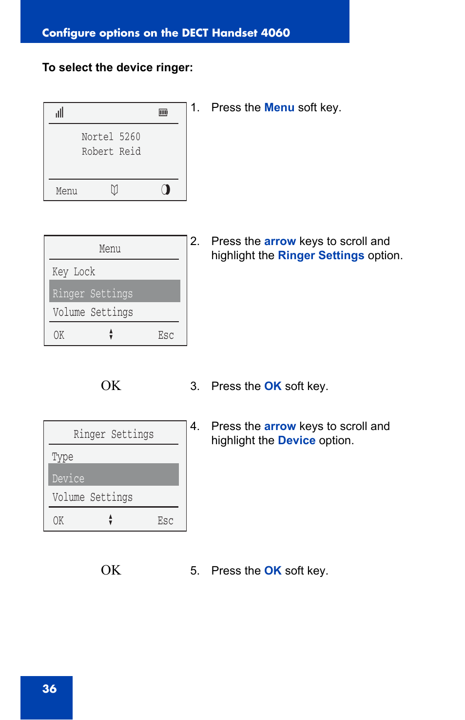Nortel Networks 4060 User Manual | Page 36 / 174