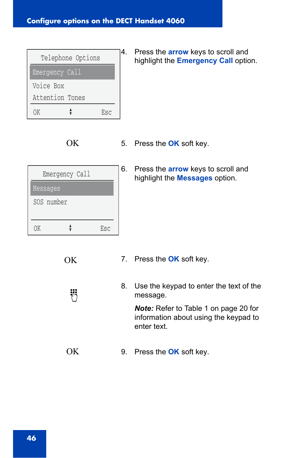 Nortel Networks 4060 User Manual | Page 46 / 174