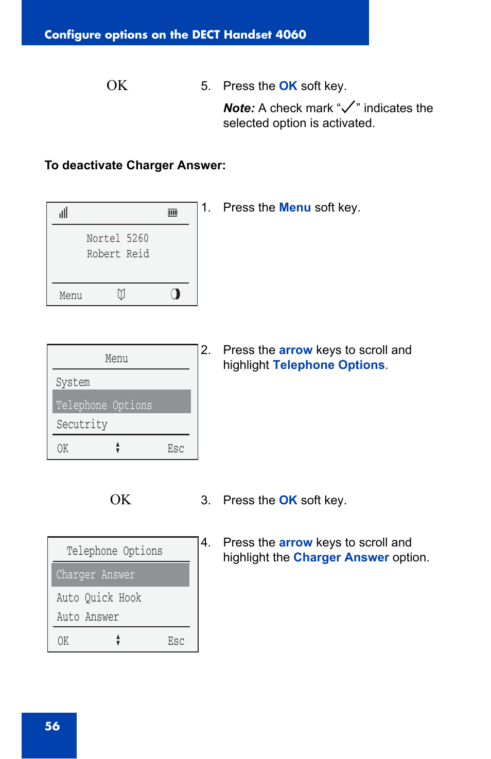 Nortel Networks 4060 User Manual | Page 56 / 174