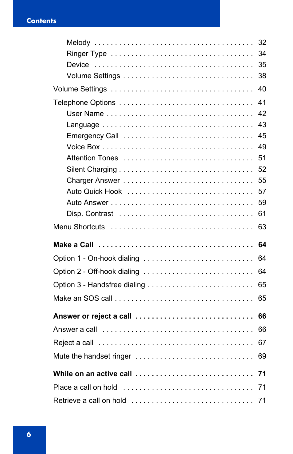 Nortel Networks 4060 User Manual | Page 6 / 174
