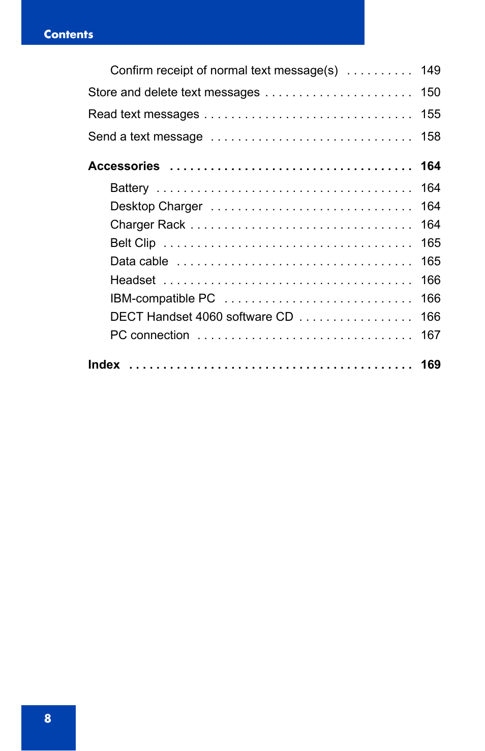 Nortel Networks 4060 User Manual | Page 8 / 174