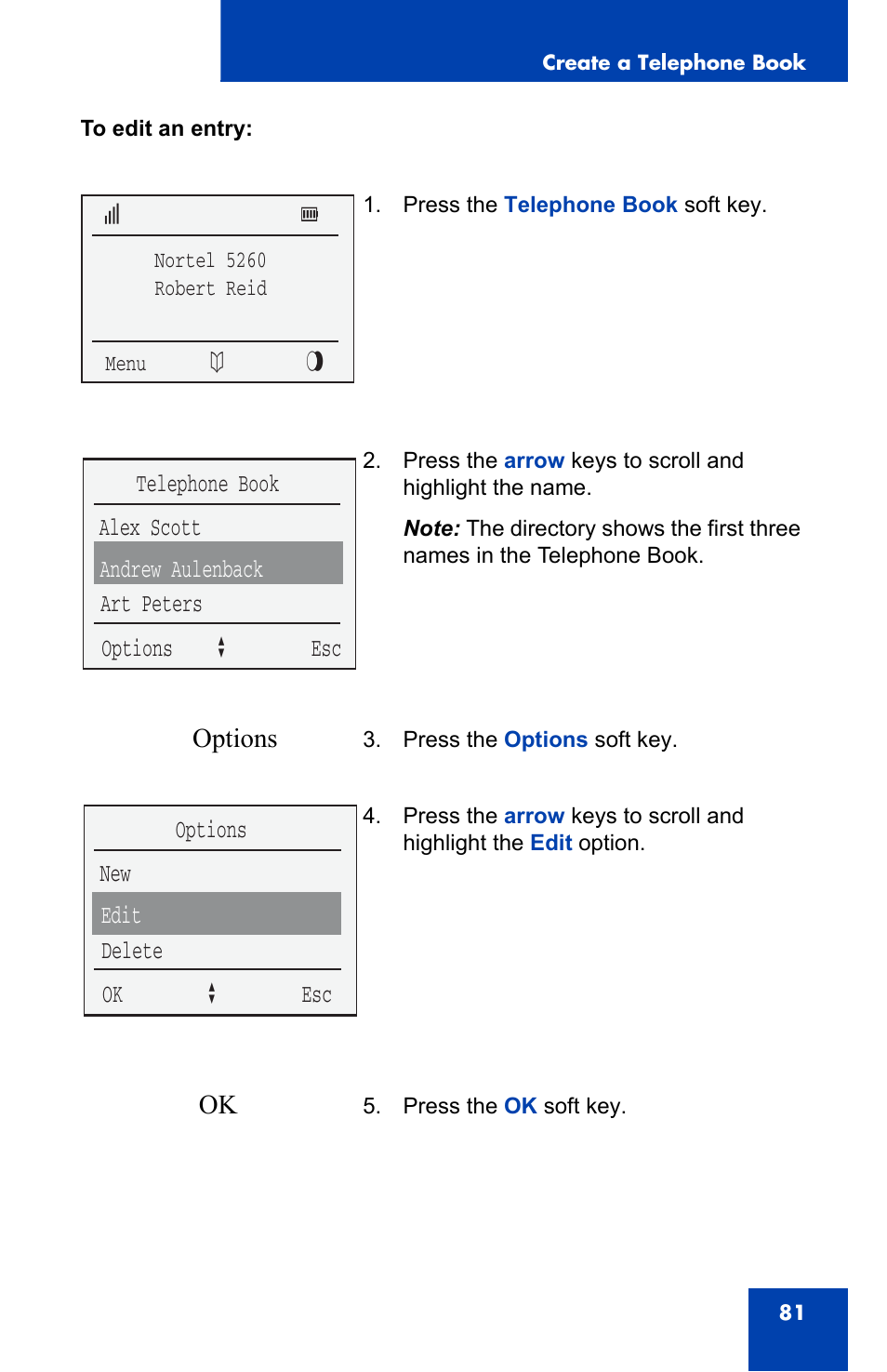 Nortel Networks 4060 User Manual | Page 81 / 174