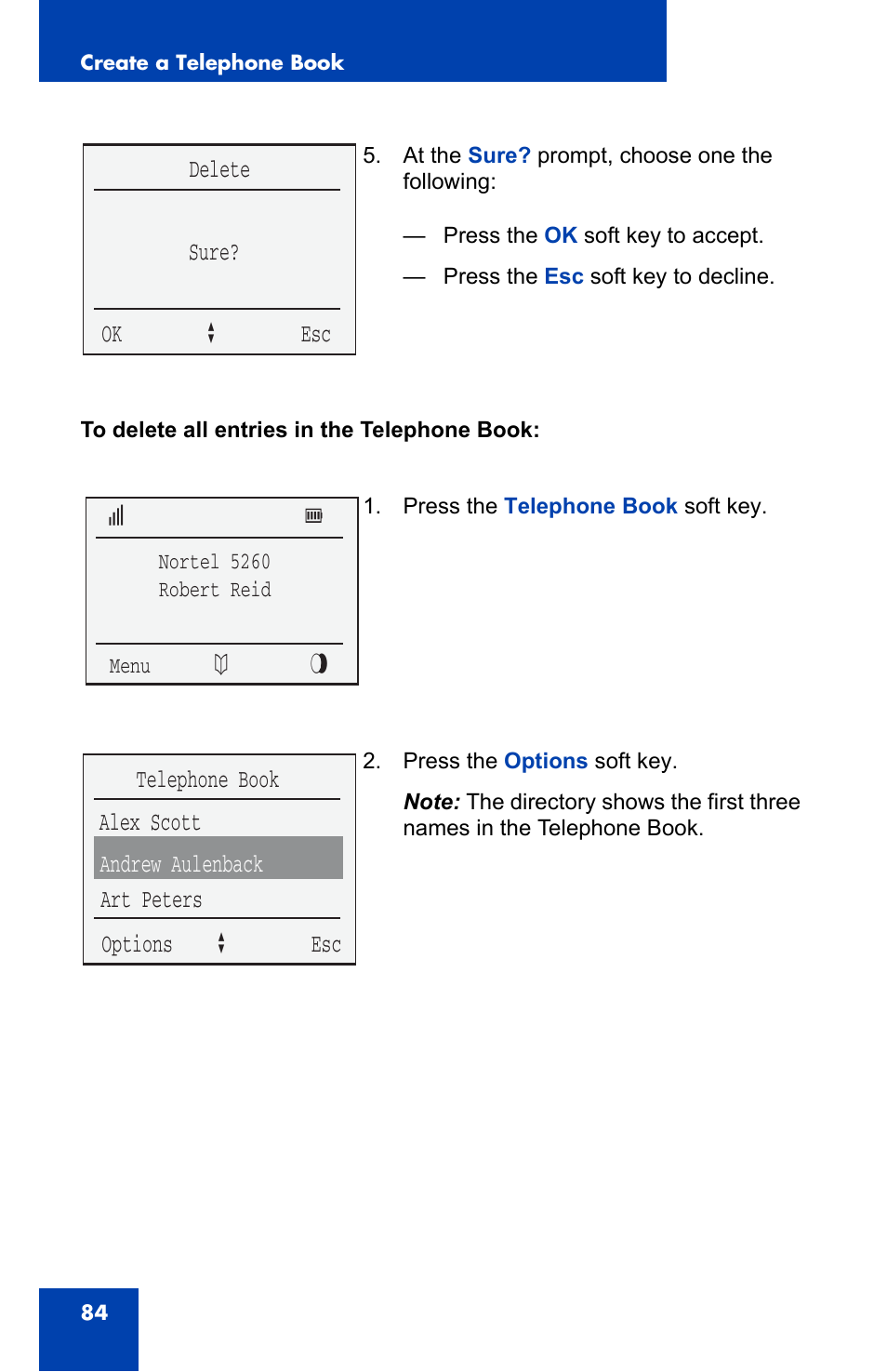 Nortel Networks 4060 User Manual | Page 84 / 174