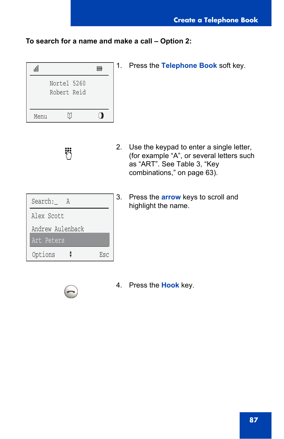 Nortel Networks 4060 User Manual | Page 87 / 174