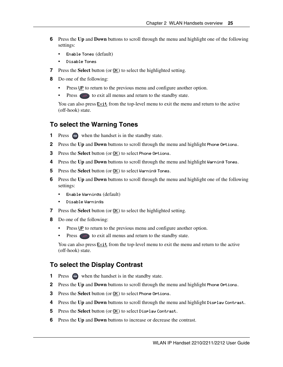 Nortel Networks 2212 User Manual | Page 25 / 61