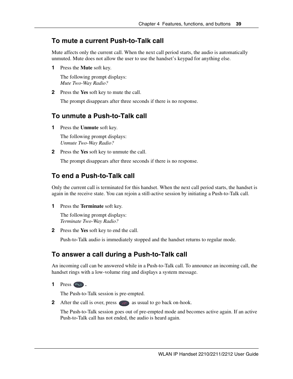 Nortel Networks 2212 User Manual | Page 39 / 61