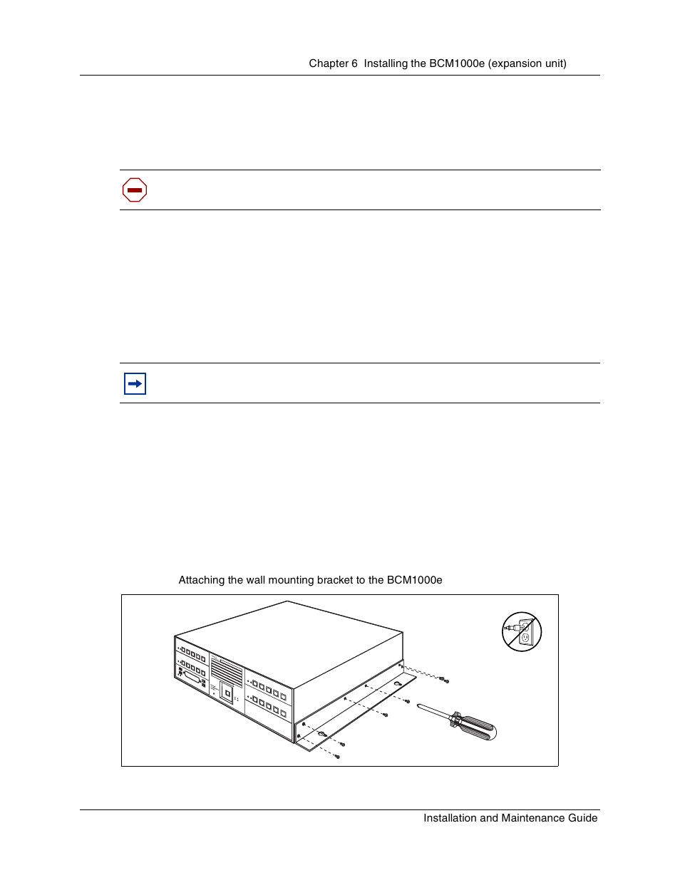Installing the bcm1000e on the wall, Figure 46 | Nortel Networks BCM1000 User Manual | Page 131 / 347