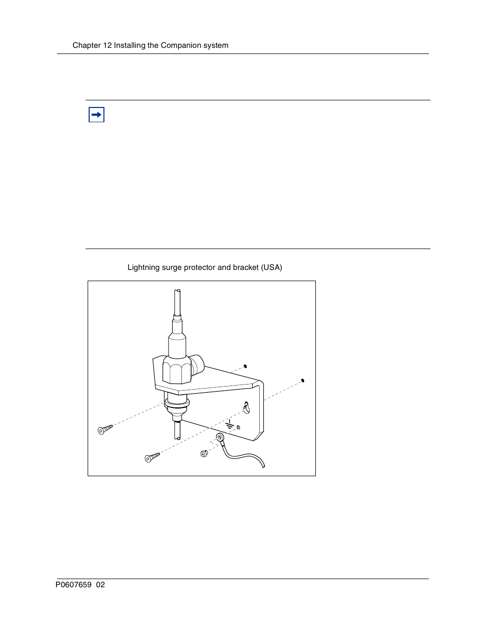 Figure 80, Lightning surge protector and bracket (usa) | Nortel Networks BCM1000 User Manual | Page 210 / 347