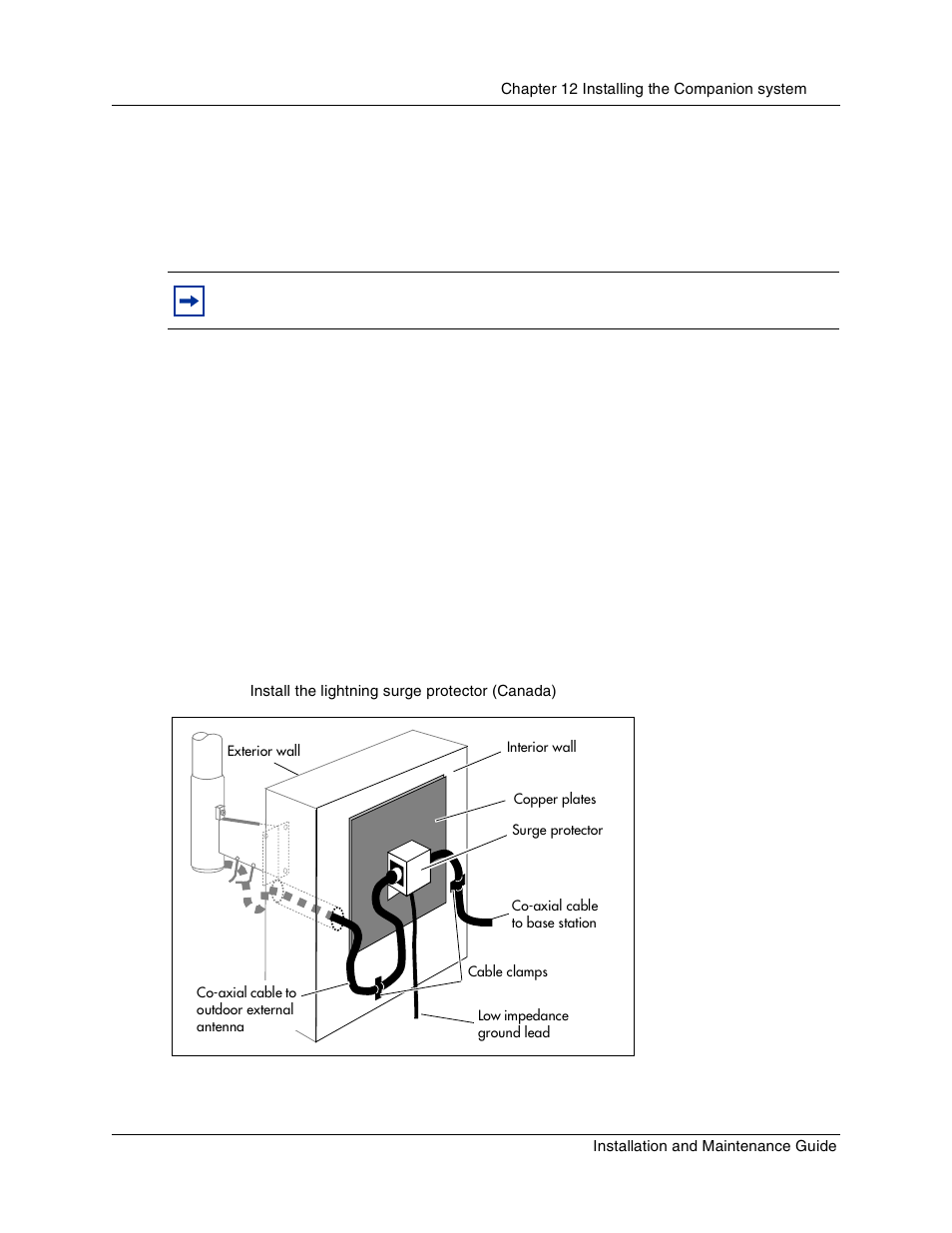 Figure 84, Install the lightning surge protector (canada) | Nortel Networks BCM1000 User Manual | Page 215 / 347