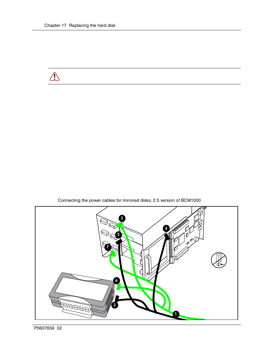 Routing power for mirrored systems, Power routing for 2.5 hardware, Ensure all cables are connected to | Correct devices | Nortel Networks BCM1000 User Manual | Page 256 / 347