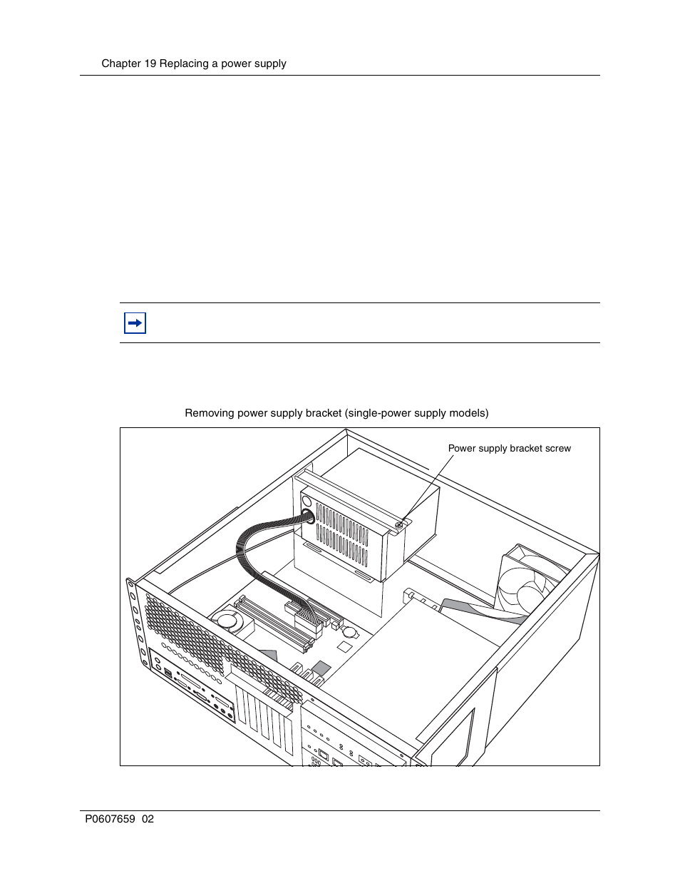 Removing the standard power supply, Remove failed, Power supply | Nortel Networks BCM1000 User Manual | Page 270 / 347