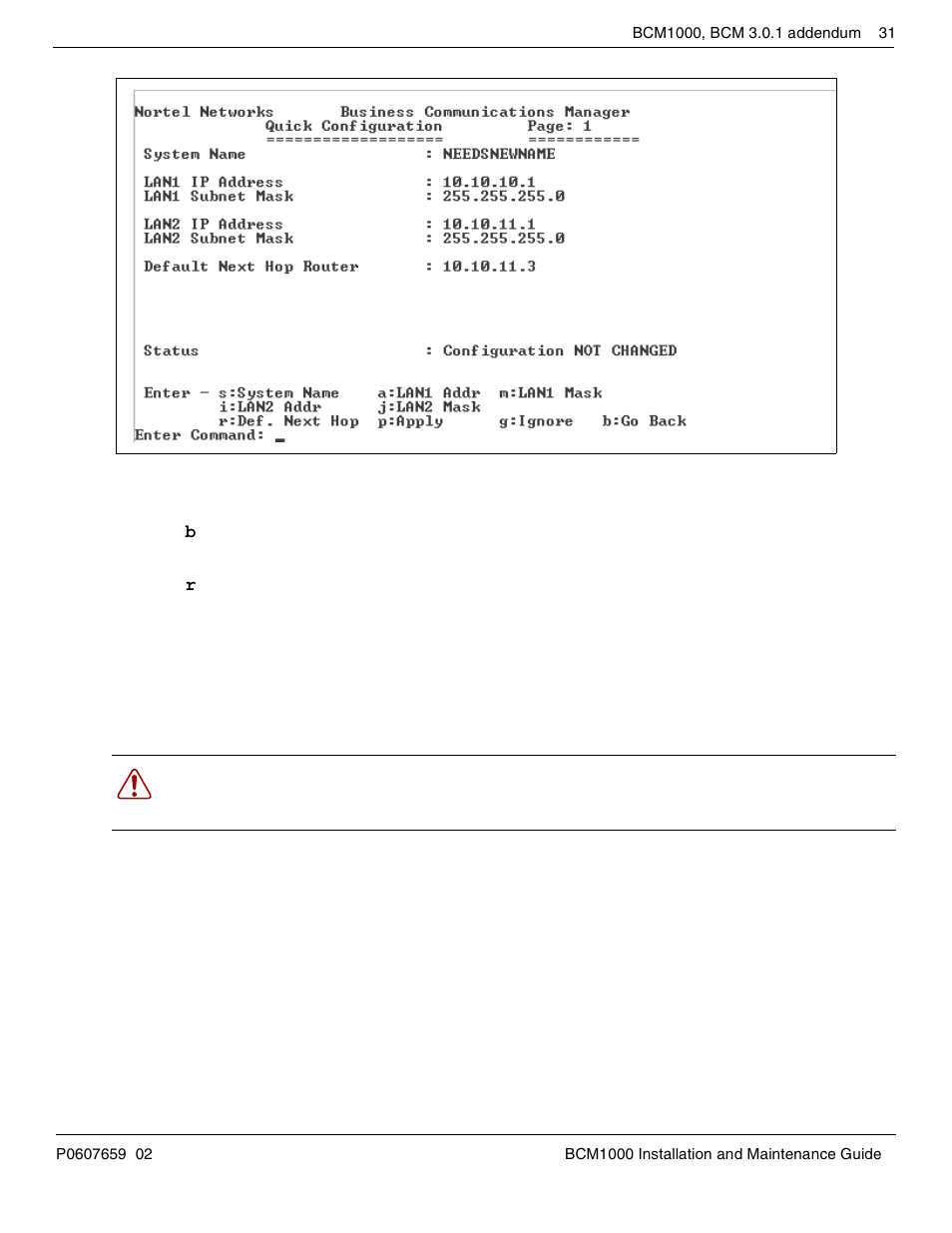 Nortel Networks BCM1000 User Manual | Page 31 / 347