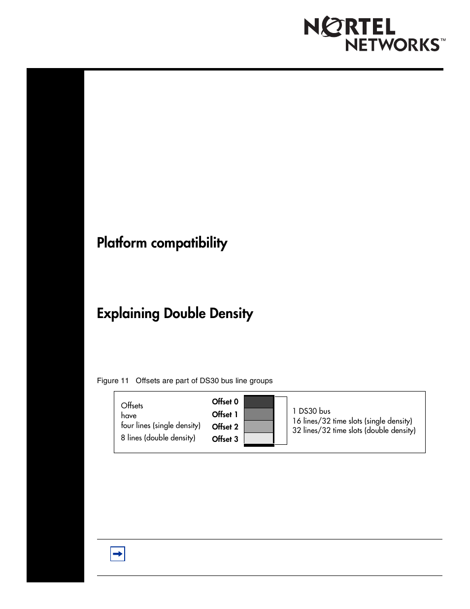 Bcm 3.0 program updates, Platform compatibility, Explaining double density | Changes for version 3.0 software, Func tiona l ch ange s, 3 .0 s o ft wa re | Nortel Networks BCM1000 User Manual | Page 33 / 347