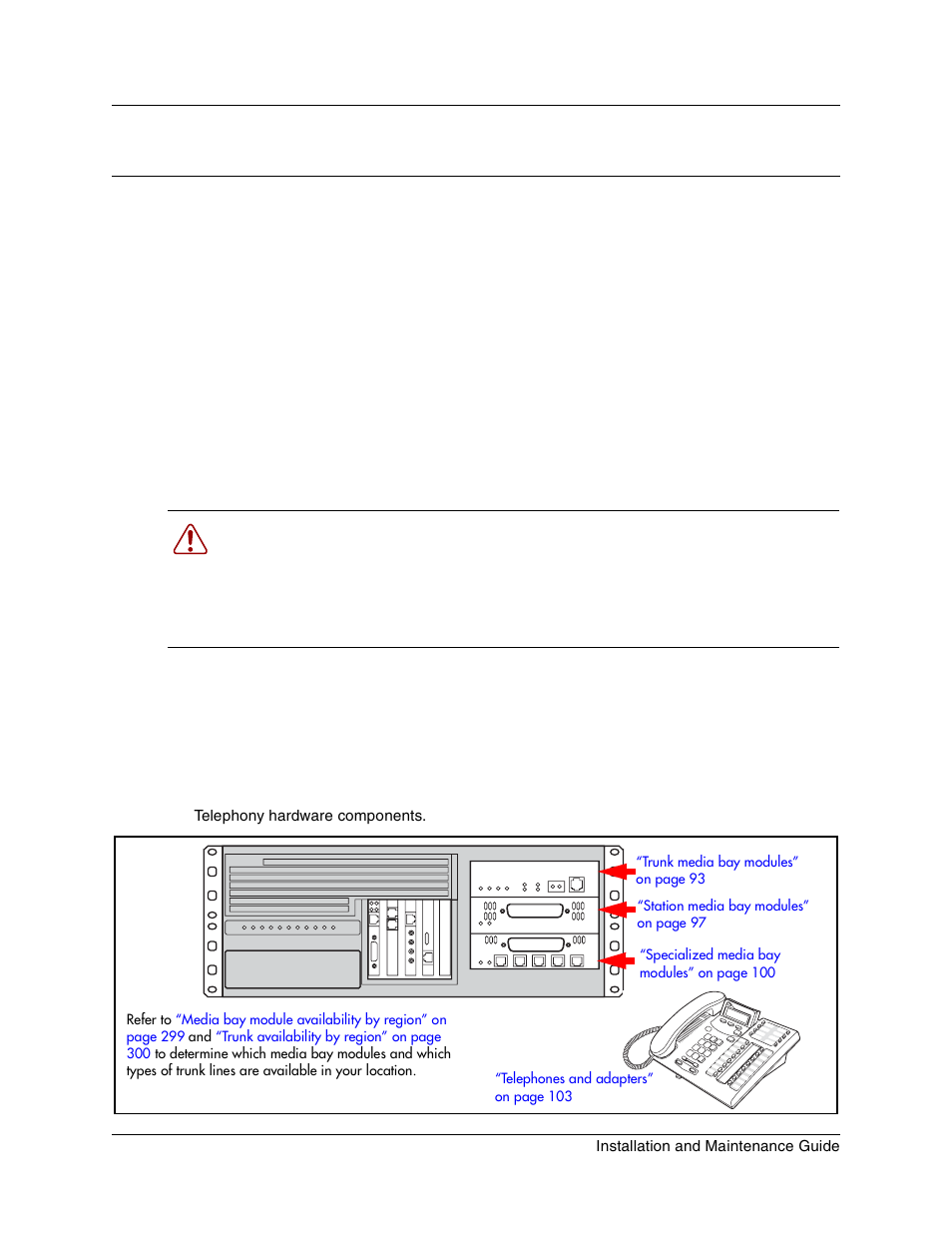 Chapter 2, Telephony hardware, Figure 24 | Telephony hardware components, Chapter 2 telephony hardware | Nortel Networks BCM1000 User Manual | Page 89 / 347