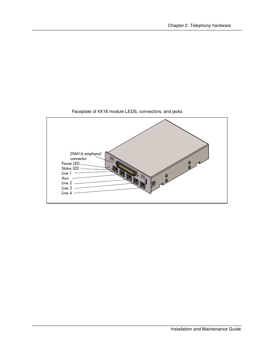 4x16 media bay module, Figure 32, 4x16 media bay module” on | Nortel Networks BCM1000 User Manual | Page 99 / 347