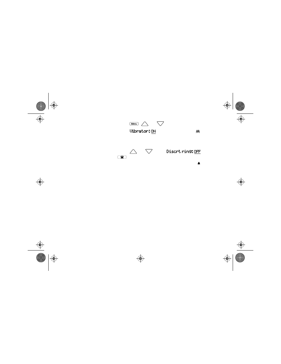 Setting the portable to vibrate only | Nortel Networks C3050 REV2 User Manual | Page 21 / 42