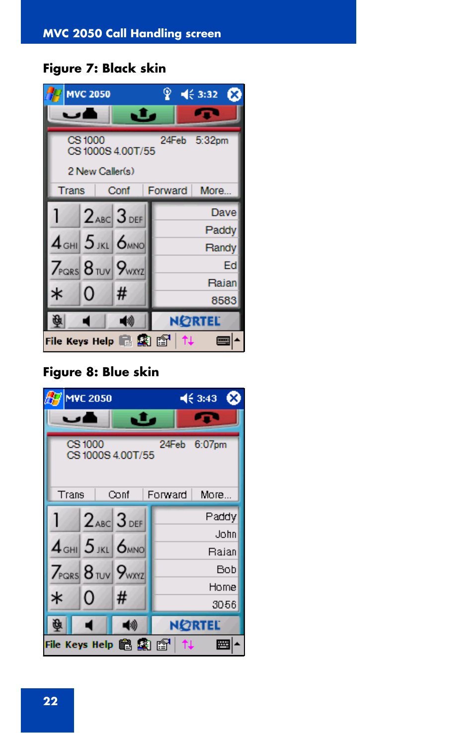 Figure 7 on, S: figures 7 | Nortel Networks N0035509 User Manual | Page 22 / 90