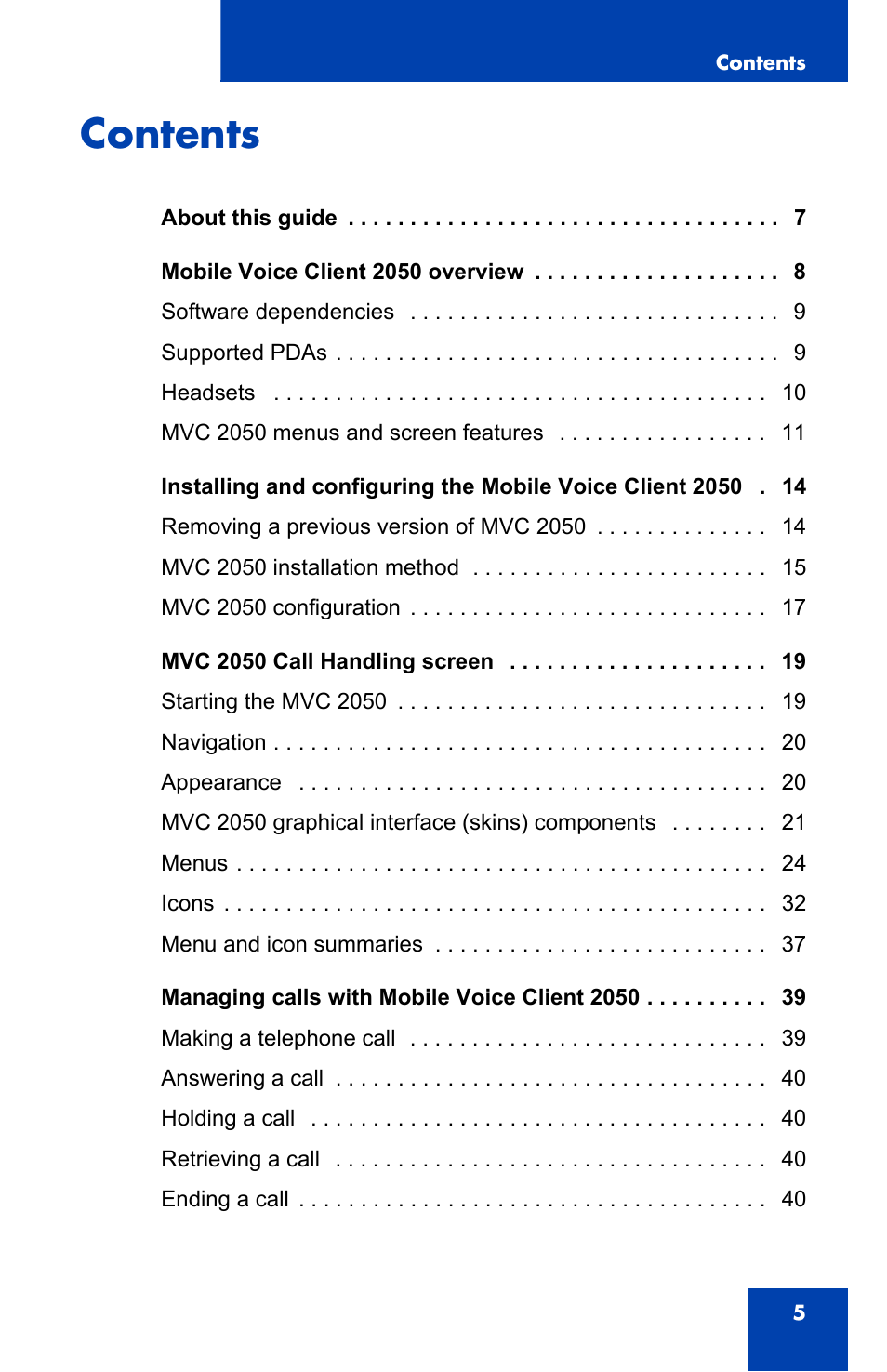 Nortel Networks N0035509 User Manual | Page 5 / 90