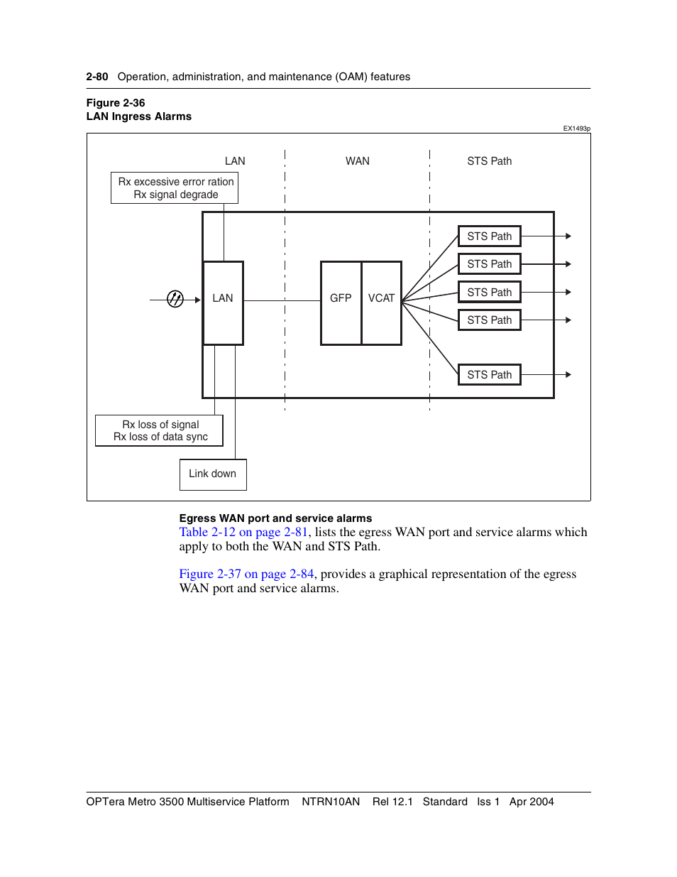 Nortel Networks OPTera Metro 3500 User Manual | Page 118 / 342