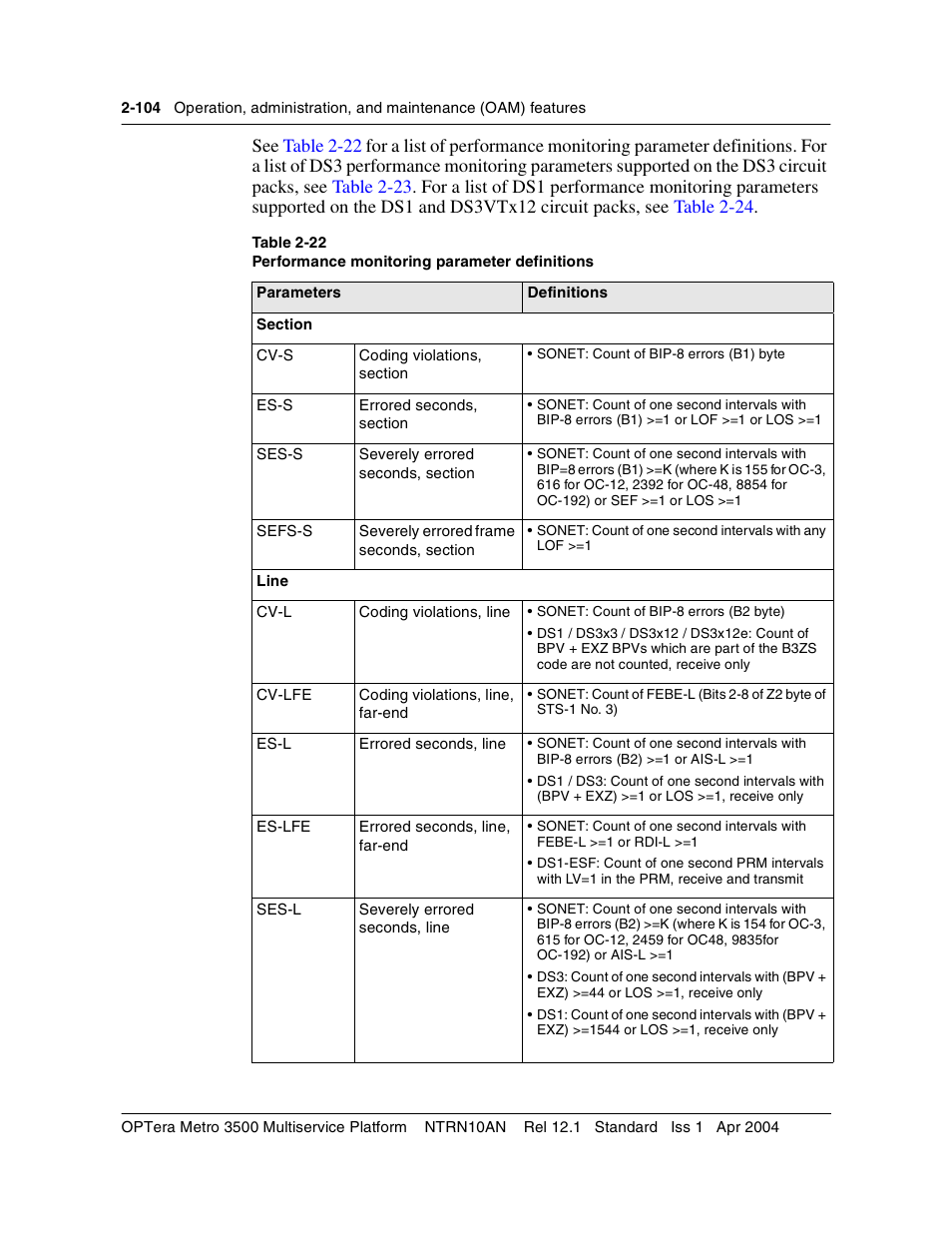 Nortel Networks OPTera Metro 3500 User Manual | Page 142 / 342