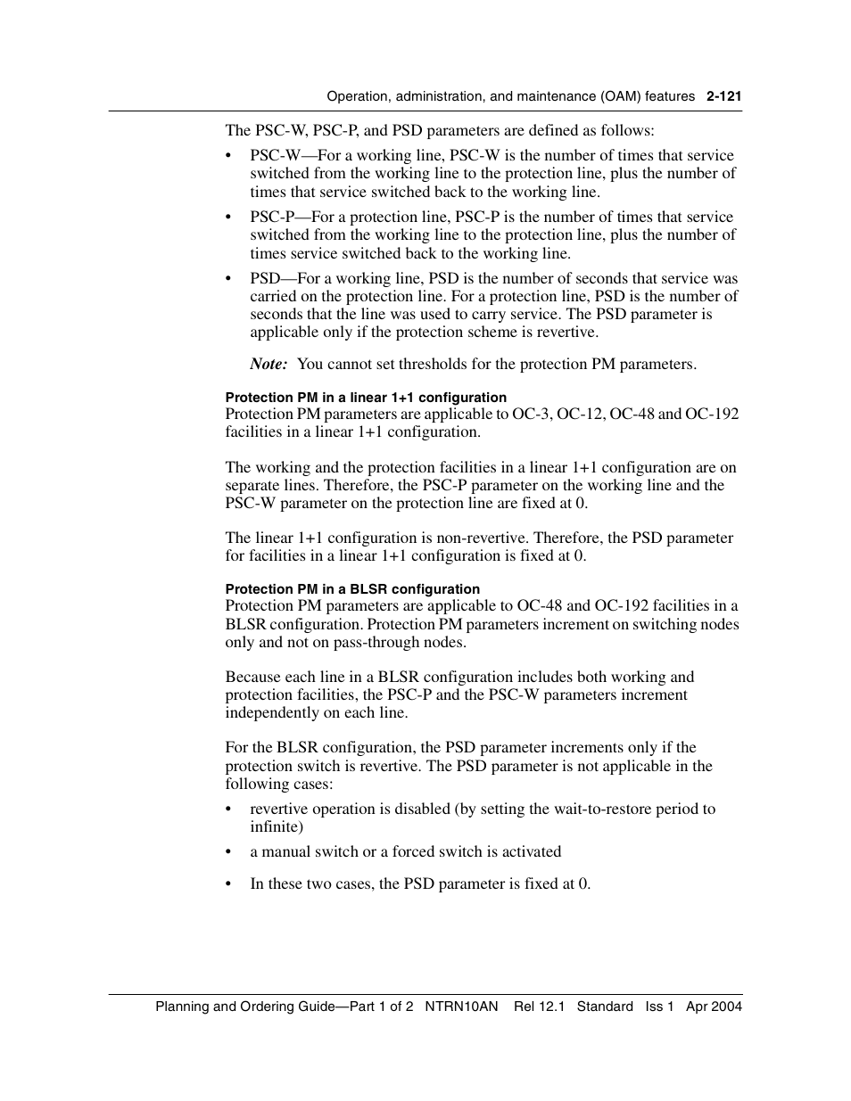 Nortel Networks OPTera Metro 3500 User Manual | Page 159 / 342