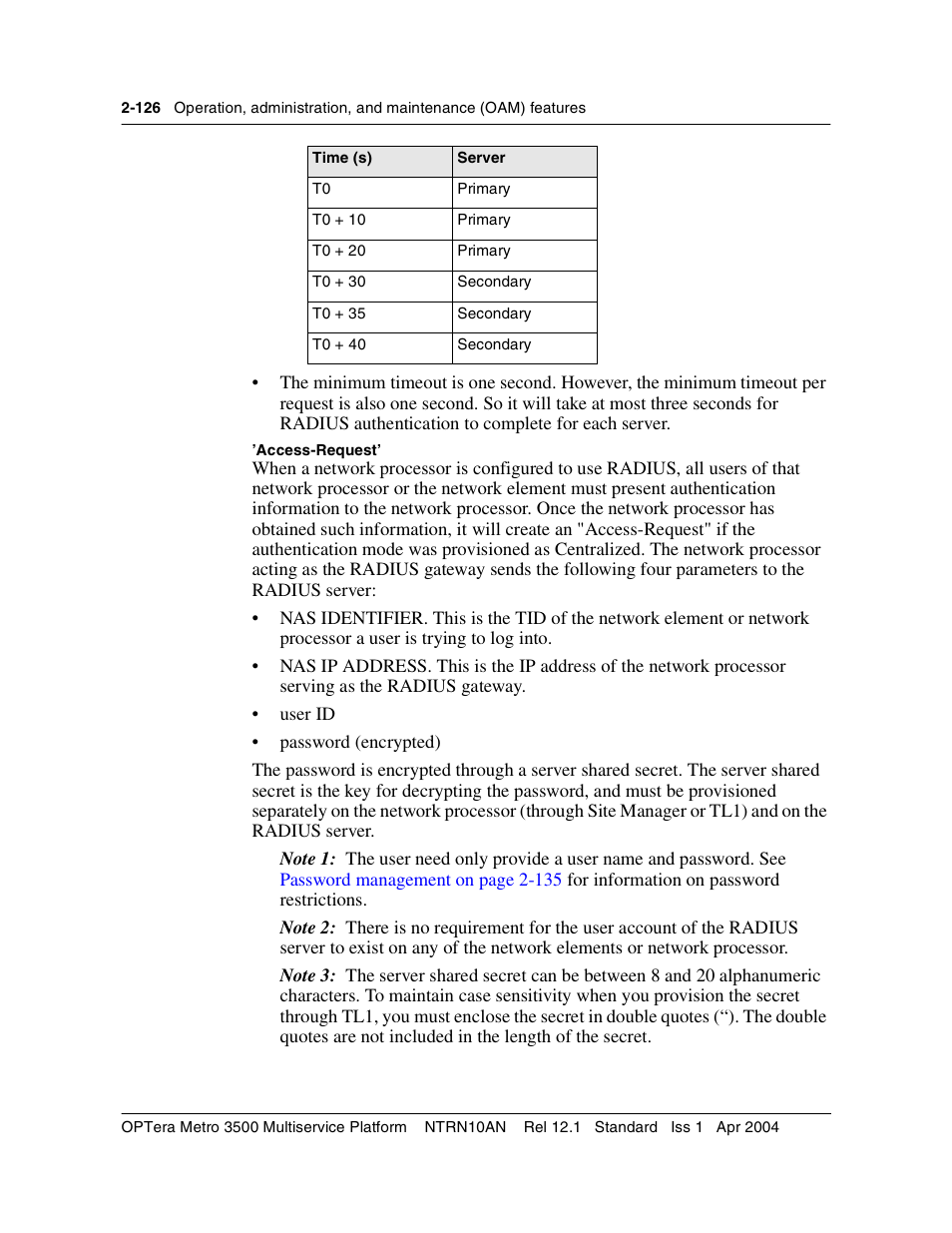 Nortel Networks OPTera Metro 3500 User Manual | Page 164 / 342